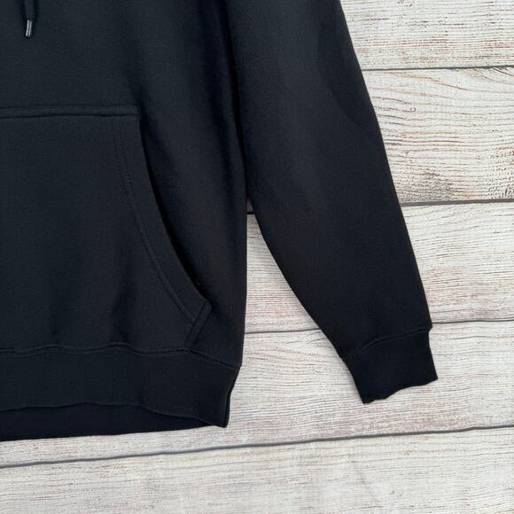 Hard Rock Cafe Santa Rocker Drums Christmas Hoodie Sweatshirt Adult S Black NEW - Picture 6 of 12